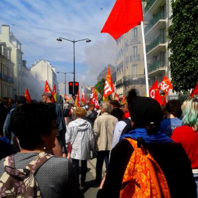 26 mai 2016 - Rennes - Au cœur du cortège.