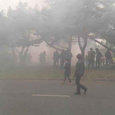 2 juin 2016 - Rennes dans les fumigènes.