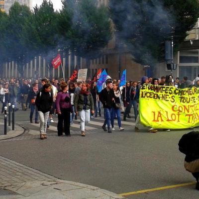 14 juin 2016 - Rennes - Tête de cortège