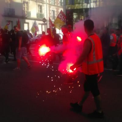 19 avril 2018 - Fumigènes et CGT